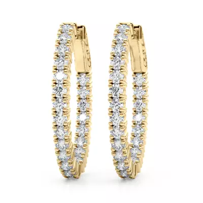 Classic Eternal Diamond Hoop Earrings (2 1/5 ct. tw.)